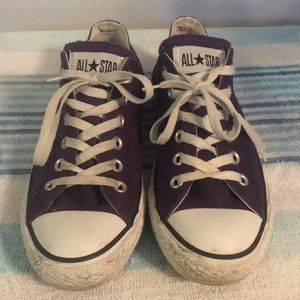 Purple Converse All Star Sneakers